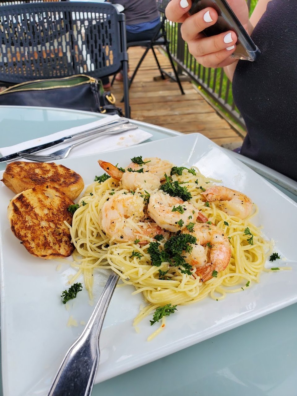 Scallops and Shrimp Pasta